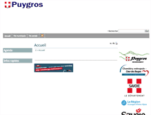 Tablet Screenshot of mairie-puygros.fr